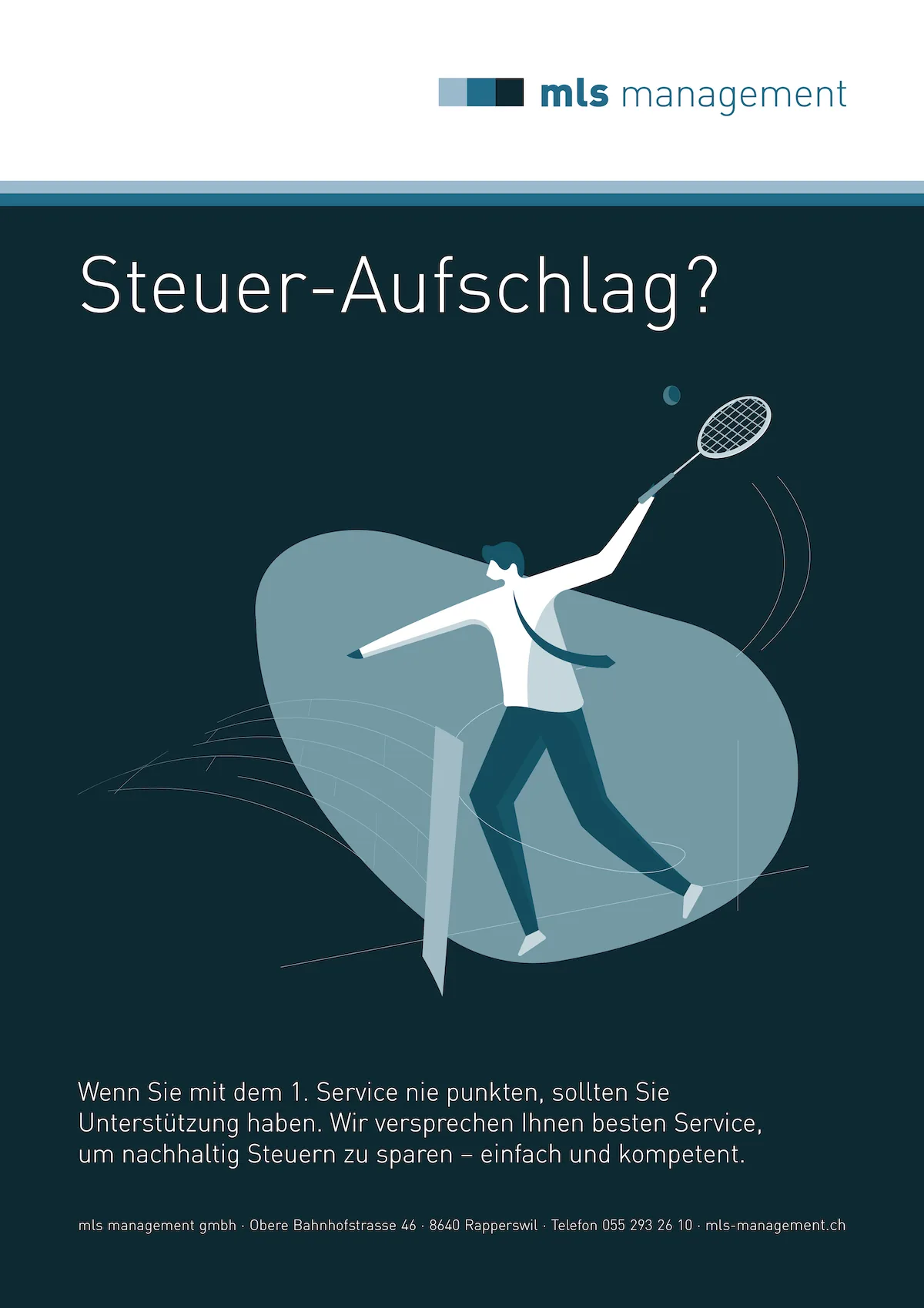 Werbeplakat: Steuer-Aufschlag?